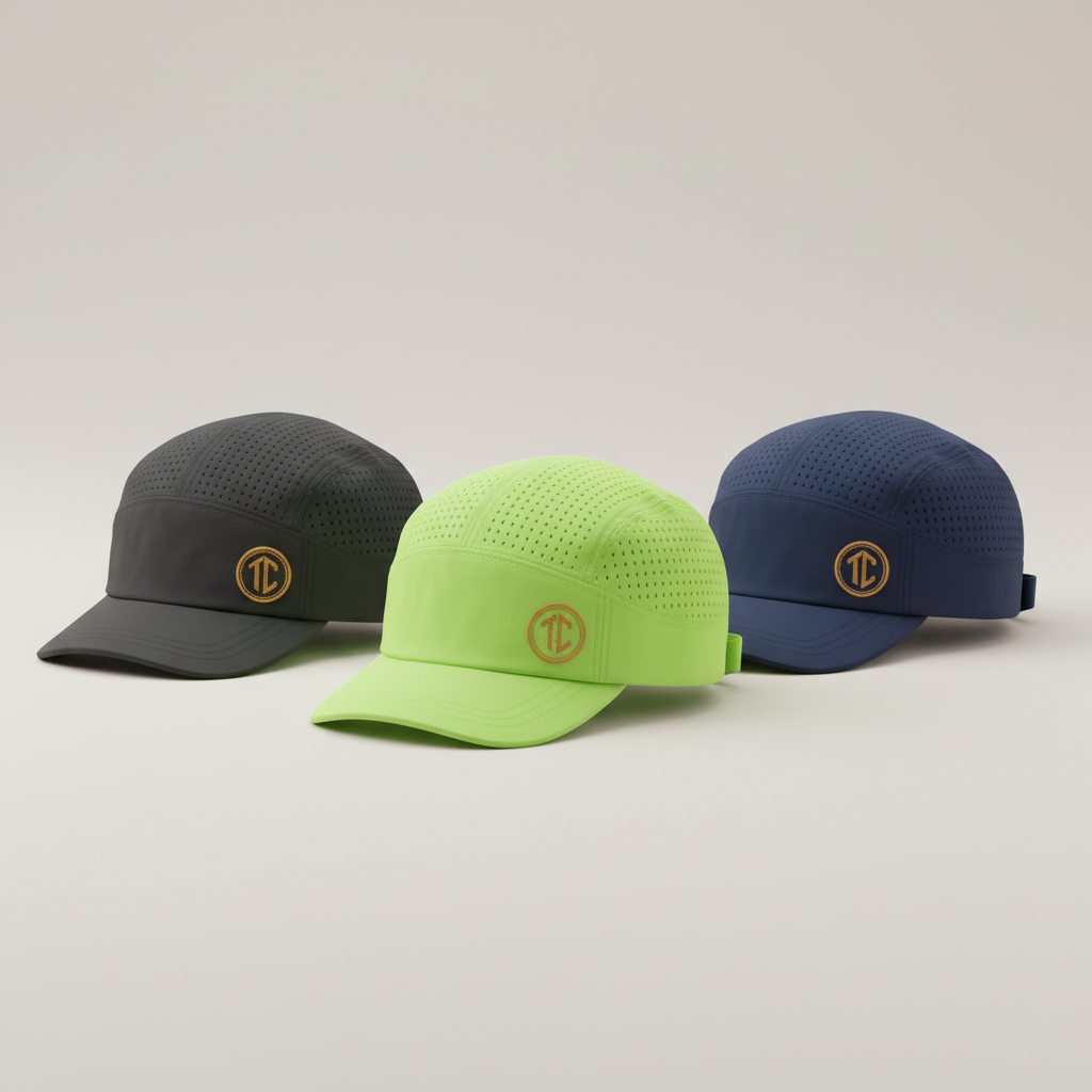 TCB running cap product mockup